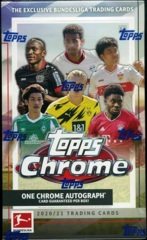 2020-21 Topps Chrome DFL Bundesliga Soccer Hobby Box